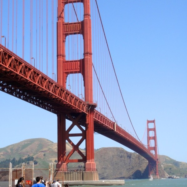 Golden Gate Bridge.  San Francisco, California
